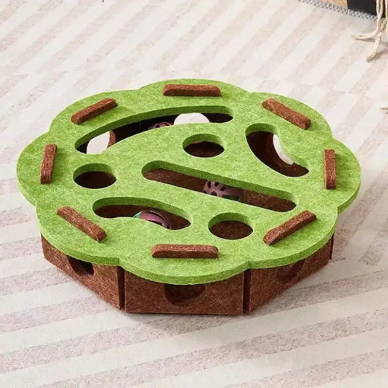 Interactief Kattenspeeltje met Doolhofunnel