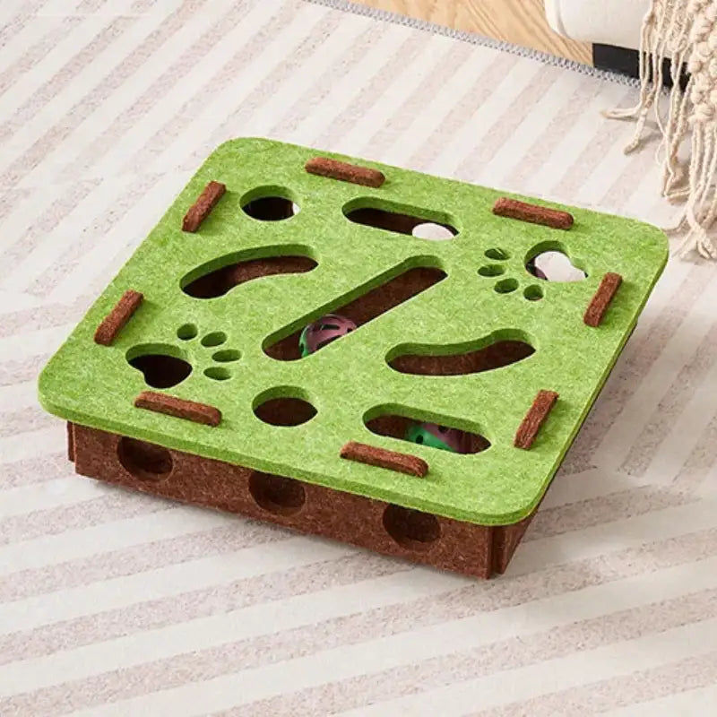 Interactief Kattenspeeltje met Doolhofunnel