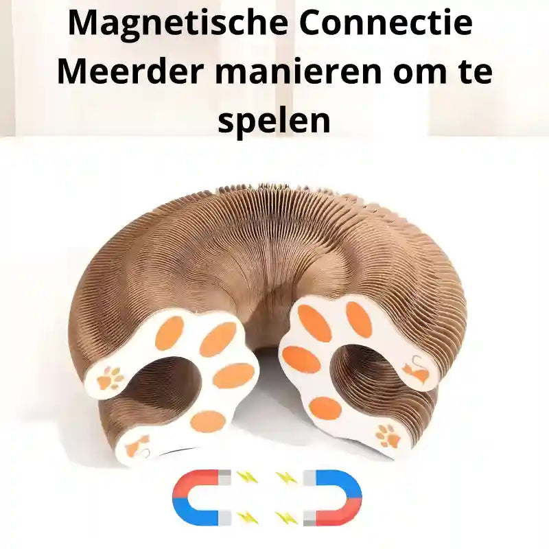 4-in-1 Katten Krabplank & Speelnest | Duurzaam Golfkarton