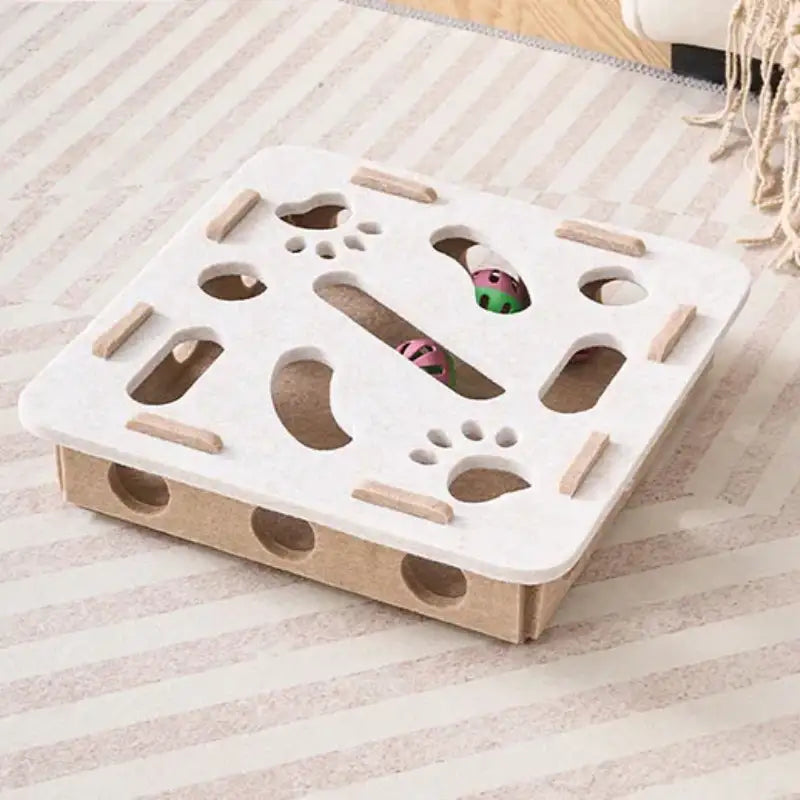 Interactief Kattenspeeltje met Doolhofunnel